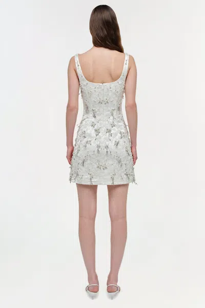 Simkhai Viva Embellished Sleeveless Mini Dress In Neutral