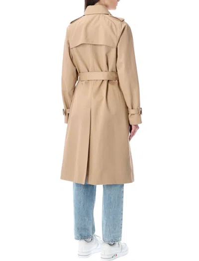 Apc A.p.c. Greta Trench Coat In Neutral