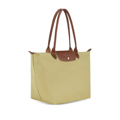Longchamp Pistachio Coloured Le Pliage Original L Bag