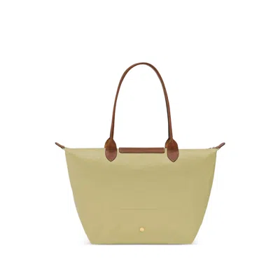 Longchamp Pistachio Coloured Le Pliage Original L Bag