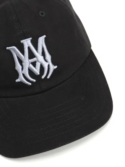 Amiri Men Ma Denim Baseball Cap In Black