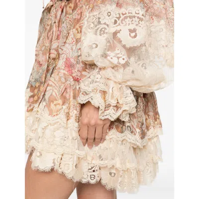 Zimmermann Dresses In Neutral