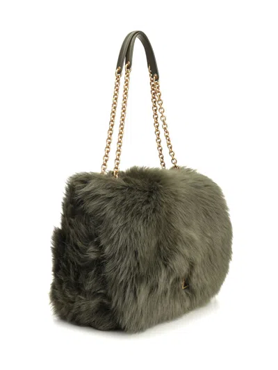 Saint Laurent Jamie 4.3 Shoulder Bags Green In Green