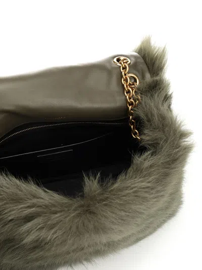 Saint Laurent Jamie 4.3 Shoulder Bags Green In Green