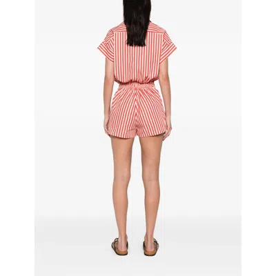 Faithfull The Brand Orozco Striped Playsuit In Multi