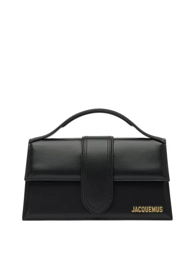 Jacquemus Le Grand Bambino Handbags Black In Black