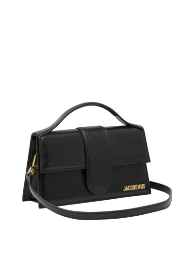 Jacquemus Le Grand Bambino Handbags Black In Black