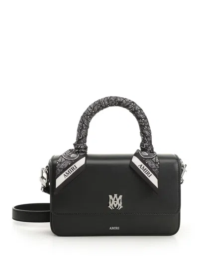 Amiri Micro Ma Long Bag Handbags Black In Black