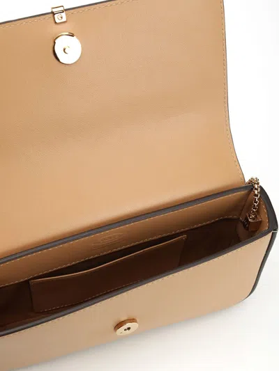 Tod's Mini Flap Bag Small Leather Goods Beige In Neutral