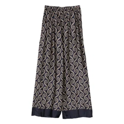 Faithfull The Brand Jensen Pattern Trousers In Black