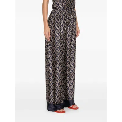 Faithfull The Brand Jensen Pattern Trousers In Black