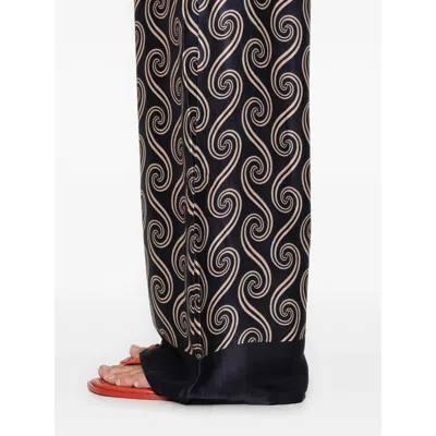 Faithfull The Brand Jensen Pattern Trousers In Black