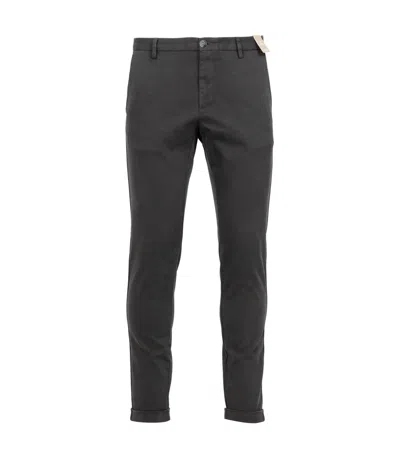 At.p.co Trousers Anthracite In Gray