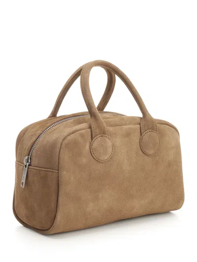 Margesherwood Soft Bowling Handbags Beige In Brown