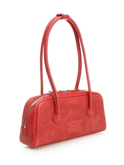 Margesherwood Red Soft Boston Ew Bag In Red