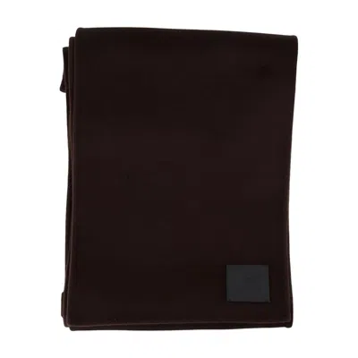 Anine Bing Ava Scarf  Wool Black In Brown