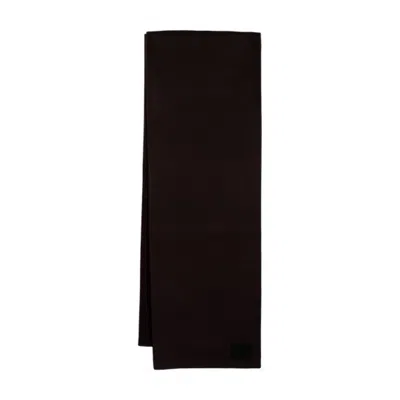 Anine Bing Ava Scarf  Wool Black In Brown