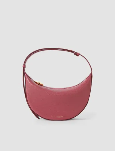 Joseph Bean Pebble Leather Bag In Pink