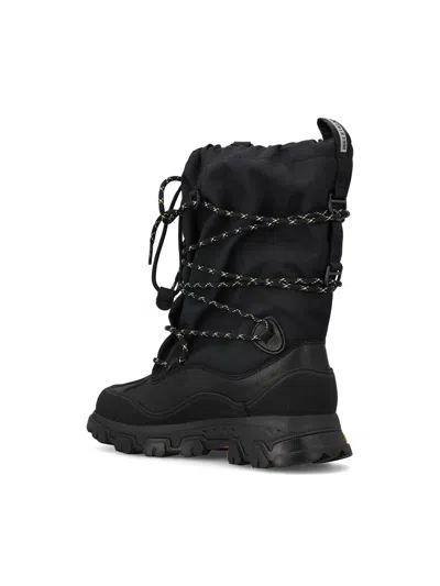 Ugg Fabric Metropeak Chunky Sole High-top Boots In Black