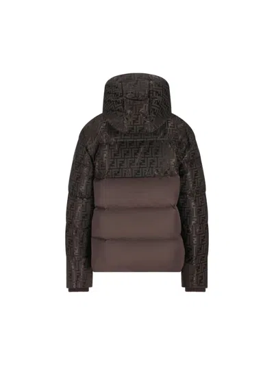 Fendi Women Cotton-blend Down Jacket In Multi