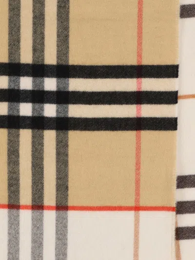 Burberry Cashmere Giant Check Scarf In Multi