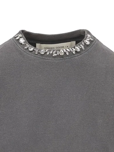 Golden Goose Grey Cotton Clothing T-shirts And Polos In Gray