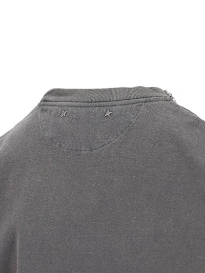 Golden Goose Grey Cotton Clothing T-shirts And Polos In Gray