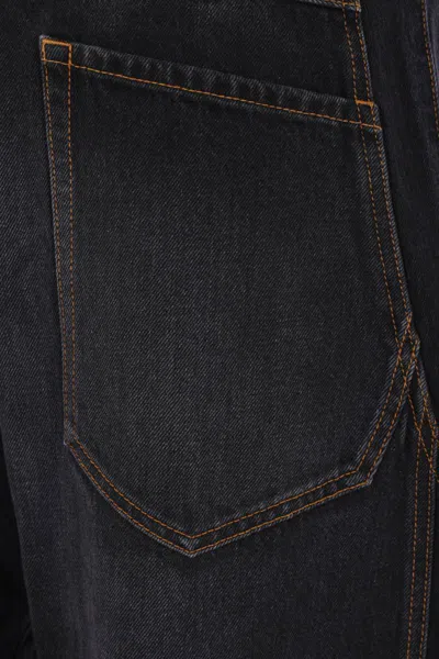 Khoki Button-fastening Jeans In Black