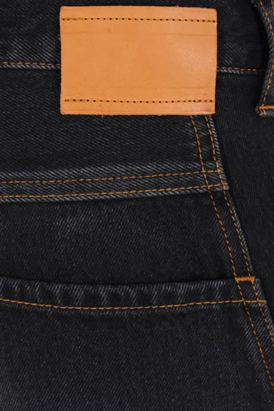 Khoki Button-fastening Jeans In Black