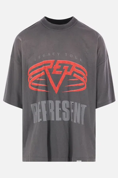 Represent Living Legacy Graphic Print T-shirt In Gray