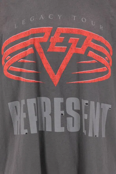 Represent Living Legacy Graphic Print T-shirt In Gray