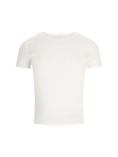 Diesel White Stretch Cotton T-elle T-shirt In White