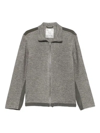 Ranra Reach Wool Nylon Outdoor Track Top In Gray