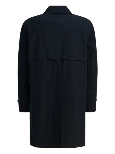 Baracuta Buttoned Coat In Blue