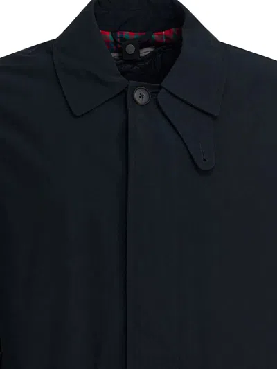 Baracuta Buttoned Coat In Blue