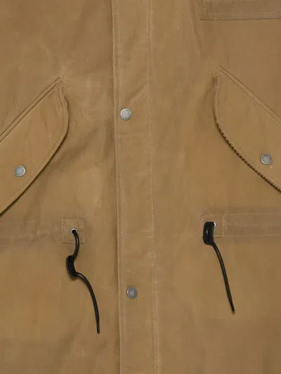 Baracuta Waxed Cotton Clothing In Brown