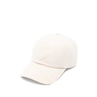 Anine Bing Jeremy Logo-embroidery Cap In Neutral