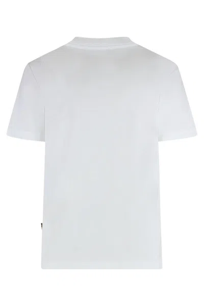 Just Cavalli T-shirt With Print In Neutral