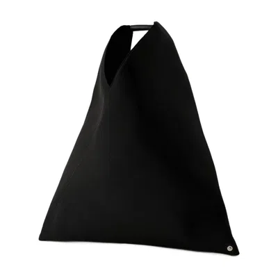 Mm6 Maison Margiela Mm6 By Maison Margiela Classic Japanese Bag - Polyester - Black In Black