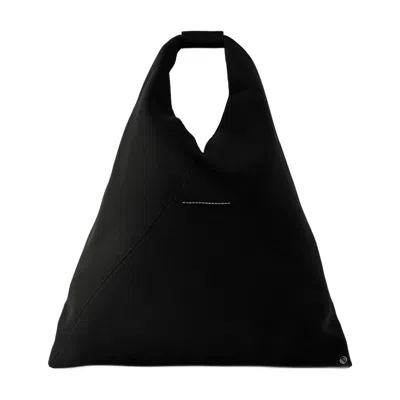 Mm6 Maison Margiela Mm6 By Maison Margiela Classic Japanese Bag - Polyester - Black In Black