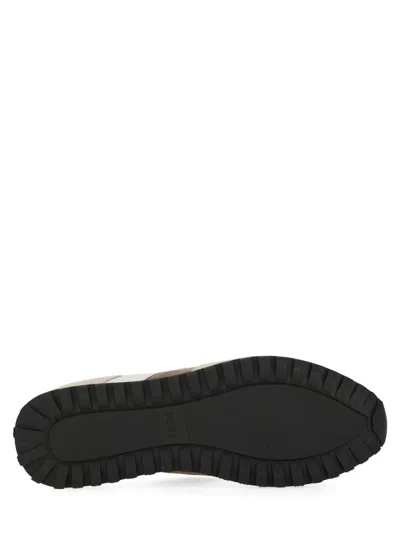 Hugo Boss Sneakers Panel Rubber Sole In Neutral