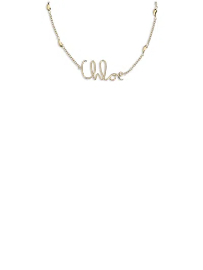 Chloé Women Iconic Necklace In Gold