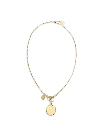 Chloé Women Medals Pendant Necklace In Black