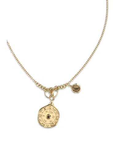 Chloé Women Medals Pendant Necklace In Black