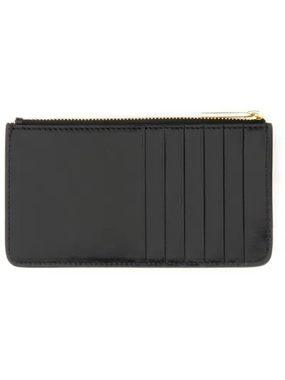 Ferragamo Women Portacarte Di Credito Gancini In Black