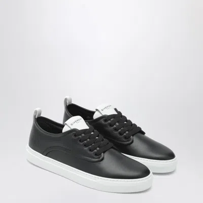 Givenchy New City Leather Low Sneakers Shoes In Black