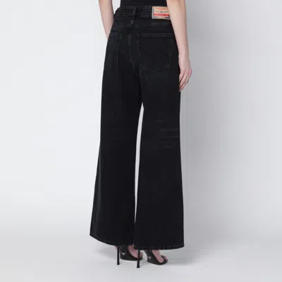 Diesel Flare 1978 D-akemi Jeans In Dark Washed Blue In Black