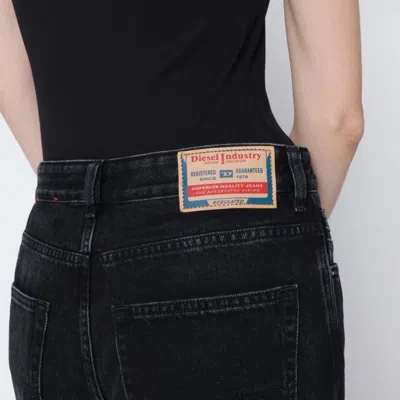 Diesel Flare 1978 D-akemi Jeans In Dark Washed Blue In Black