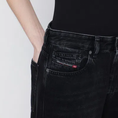 Diesel Flare 1978 D-akemi Jeans In Dark Washed Blue In Black