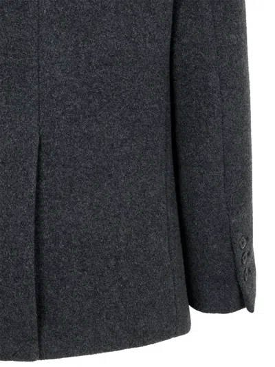Studio Tomboy Toggle-button Jacket In Gray